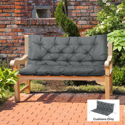 Outsunny Garden Bench Cushion Seater Swing Chair Cushion Outdoor