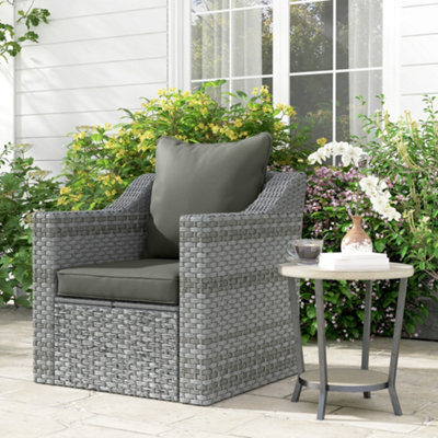 Charcoal chair cushions sale