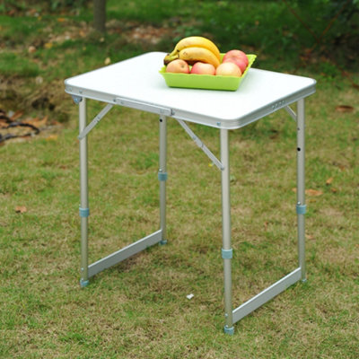 Outsunny Garden Outdoor Camping Aluminium Table Portable Folding Picnic ...