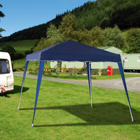 Outsunny Garden Pop up Gazebo Tent Party Water-resistant 2.5 x 2.5M Blue