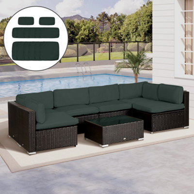 Outsunny outdoor replacement cushions hot sale