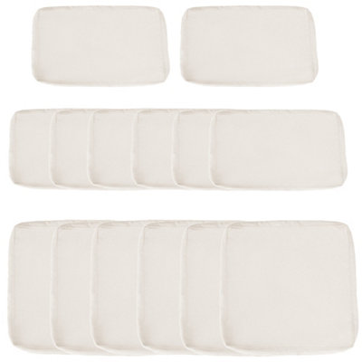 Outsunny Garden Rattan Sofa Set Polyester Cover Replacement- No Cushion Included