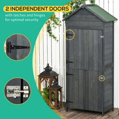 Wood garden shed store kits