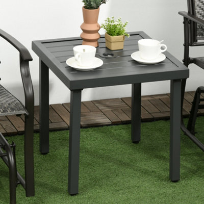 Small grey deals patio table