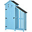 Outsunny Garden Storage Shed Outdoor Firewood House  Waterproof Asphalt Roof
