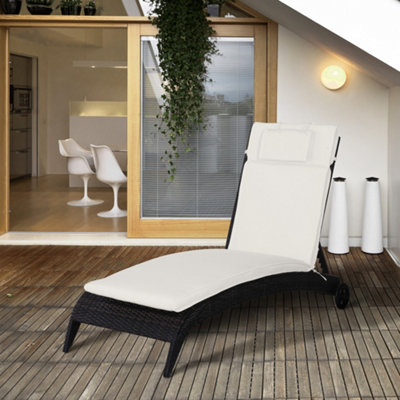 Sun lounger hot sale cushions b&q