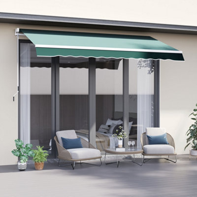 Sun store awning retractable