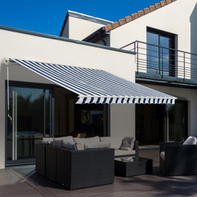 Outsunny Garden Sun Shade Canopy Patio Retractable Shelter Awning Outdoor 5 Size