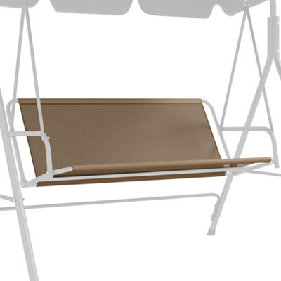Outsunny Garden Swing Chair Seat Cover Replacement, 115 x 45 x 45cm, Beige