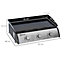 Outsunny Gas Plancha Grill with 3 Stainless Steel Burner, 9kW, Portable Tabletop Gas BBQ with Non-Stick Griddle