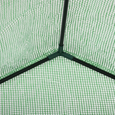 Outsunny Greenhouse for Outdoor Portable Gardening Plant Grow House Green - 9