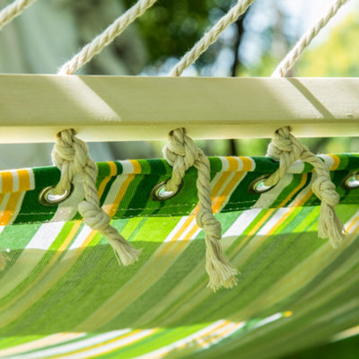 Outsunny Hammock Outdoor Garden Camping Hanging Swing Portable Travel - 8