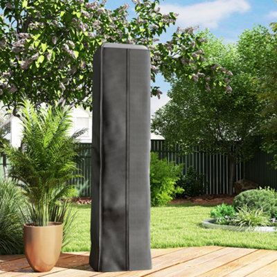 Outsunny Heavy Duty Gas Pyramid Outdoor Cover, Black