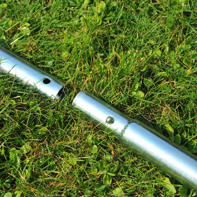 Outsunny Lawn Aerator Outdoor Grass Care Heavy Duty Garden Roller Manual Handle - 5
