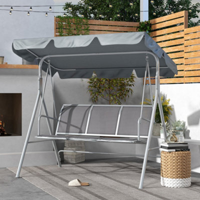 Metal swing with canopy sale