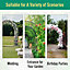 Outsunny Metal Vintage Style Garden Arch Lawn Arbor Trellis Climbing Plant Rose