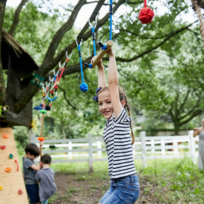 Boys climbing deals ropes