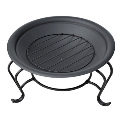 Outsunny Outdoor Fire Pit Wood Log Burning Heater Garden Stove Patio Brazier - 9