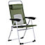 Outsunny Outdoor Garden Folding Chair  Armchair Reclining Seat w/Pillow Green