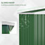 Outsunny Outdoor Garden Storage Shed Metal Tool Storage Box for Backyard Green