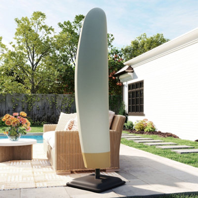 Outsunny Outdoor Parasol Cover Umbrella Garden Furniture Protection Wind Rain