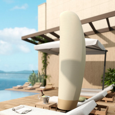Outsunny Outdoor Parasol Cover Umbrella Garden Furniture Protection Wind Rain - 5