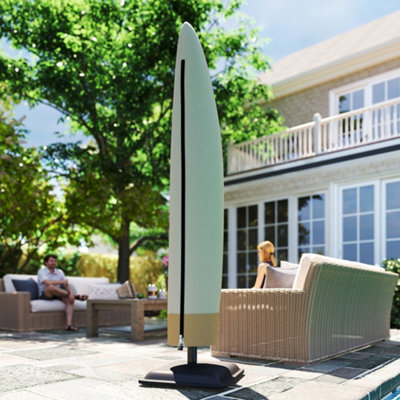 Outsunny Outdoor Parasol Cover Umbrella Garden Furniture Protection Wind Rain - 8