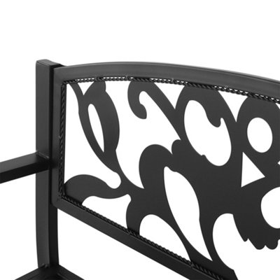 Outsunny Outdoor Patio 2 Seater Garden Bench Park Yard Furniture Porch Chair - 8