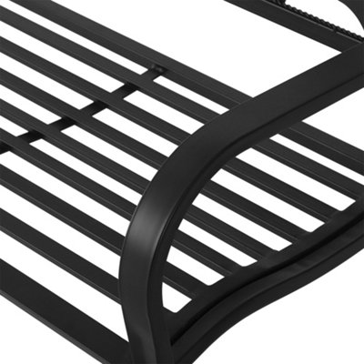 Outsunny Outdoor Patio 2 Seater Garden Bench Park Yard Furniture Porch Chair - 9