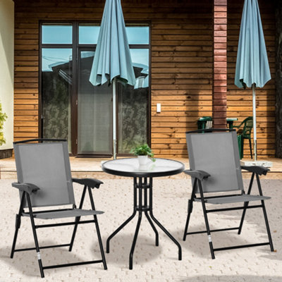 Balcony height deals patio chairs