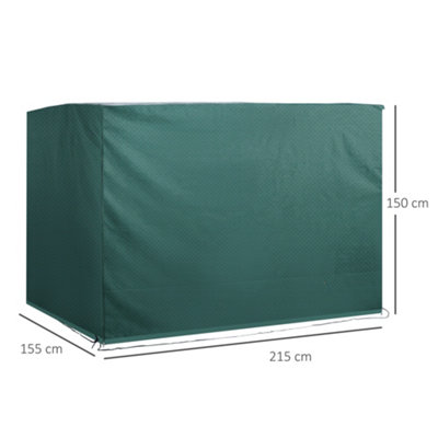 Outsunny Patio Swing Chair Cover Garden Furniture Protector 215x155x150cm - 3