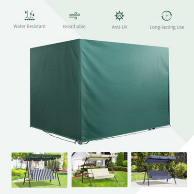 Outsunny Patio Swing Chair Cover Garden Furniture Protector 215x155x150cm - 4