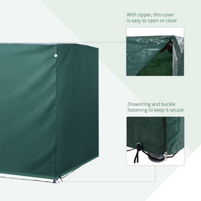 Outsunny Patio Swing Chair Cover Garden Furniture Protector 215x155x150cm - 5