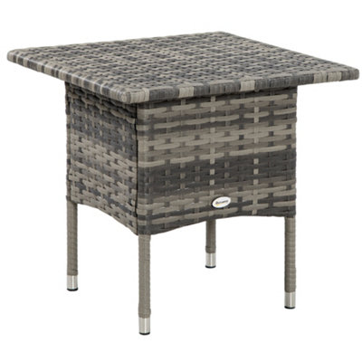 Gardenline rattan deals storage accent table
