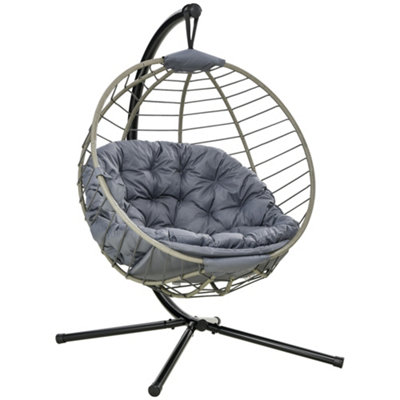 Hanging Egg Chair Cushion Thick Outdoor Hanging Swing Chair Cushion (not  Include The Chair)