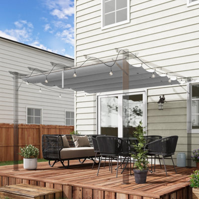 Outsunny Pergola Shade Cover Replacement Canopy for 3 x 3(m) Pergola