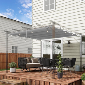 Outsunny Pergola Shade Cover Replacement Canopy for 3 x 3(m) Pergola