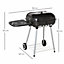Outsunny Portable Charcoal Steel Grill BBQ Outdoor Picnic Camping Backyard w/