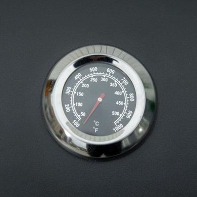 Outsunny Portable Tabletop Gas BBQ Grill Barbecue w/ 2 Burner Lid Thermometer - 9