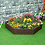 Outsunny Raised Garden Bed for Veggies Flowers, 6 Panels Outdoor Planter Box