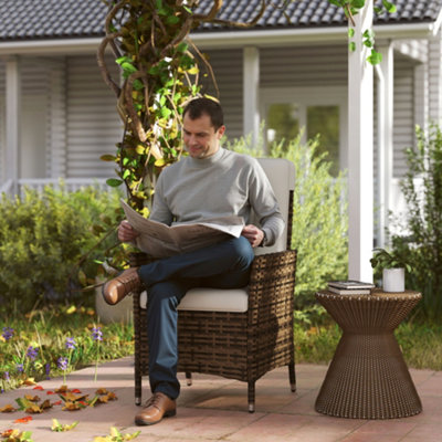 Rattan Garden Outsunny Recliner Outdoor Recliner Outsunny Outdoor