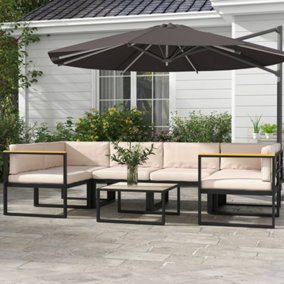 Outsunny Replacement Cushions for Outdoor Furniture Garden Seat Cushion Pad