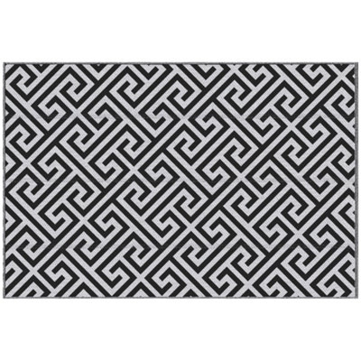 Outsunny Reversible Outdoor Rug Portable Plastic Straw RV Camping Mat