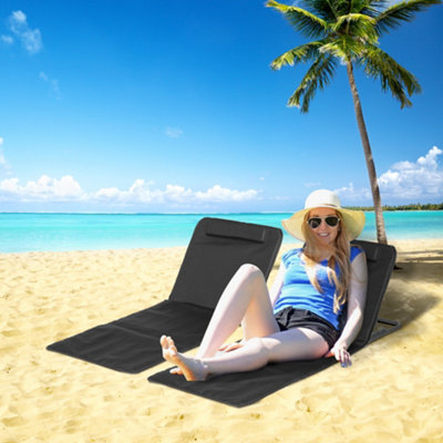 Foldable beach outlet mat chair