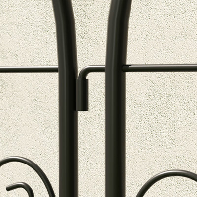Outsunny Set of 2 Metal Garden Trellis, Outdoor Trellis Panels, 150 x 50cm