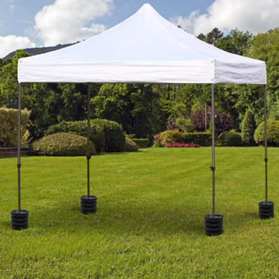 Outsunny Set of Canopy Tent Weight Sand Fillable Strong Plastic