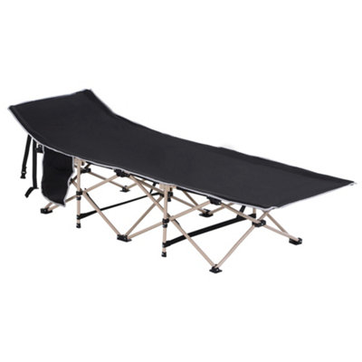 Outsunny Single Camping Bed Folding Cot Portable Military Sleeping