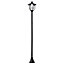 Outsunny Solar Torch Lights Outdoor Garden 6LED Auto On/Off 6-8 Hours