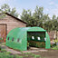 Outsunny Tunnel Greenhouse w/ PE Cover, Outdoor Plant House w/ Door & Window