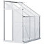 Outsunny Walk-In Garden Greenhouse Aluminum Frame Polycarbonate 6 x 4ft